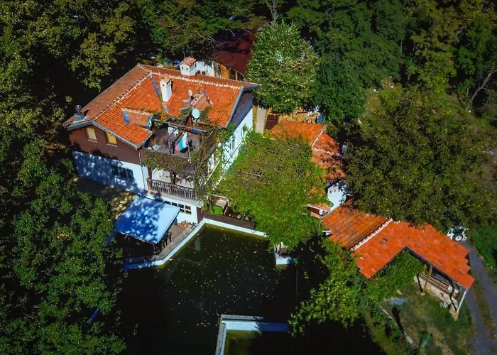 рибарник Forest мagic Деревянный коттедж Topolitsa